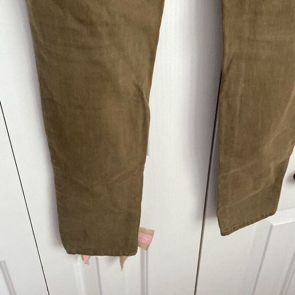 Madewell 9" High-Rise Skinny Jeans: Garment-Dyed Edition Safari Khaki Size 27 - Picture 6 of 8
